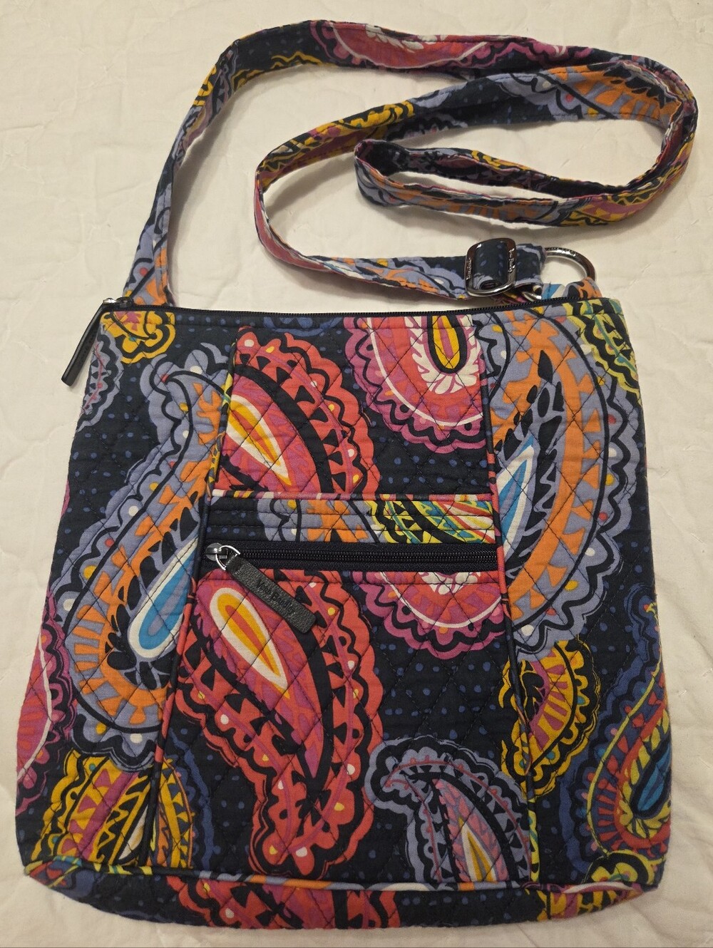 Vera Bradley Quilted Hipster Crossbody Bag – Venetian Paisley